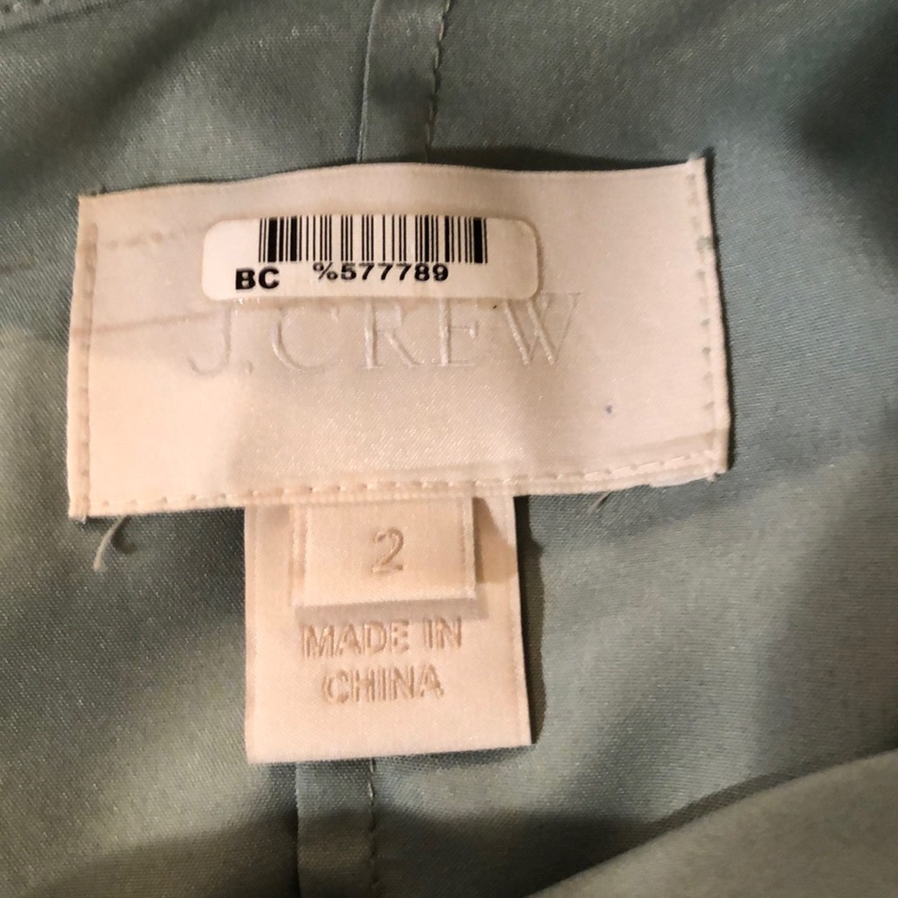 J. Crew Silk Green Gown - Picture 5 of 6